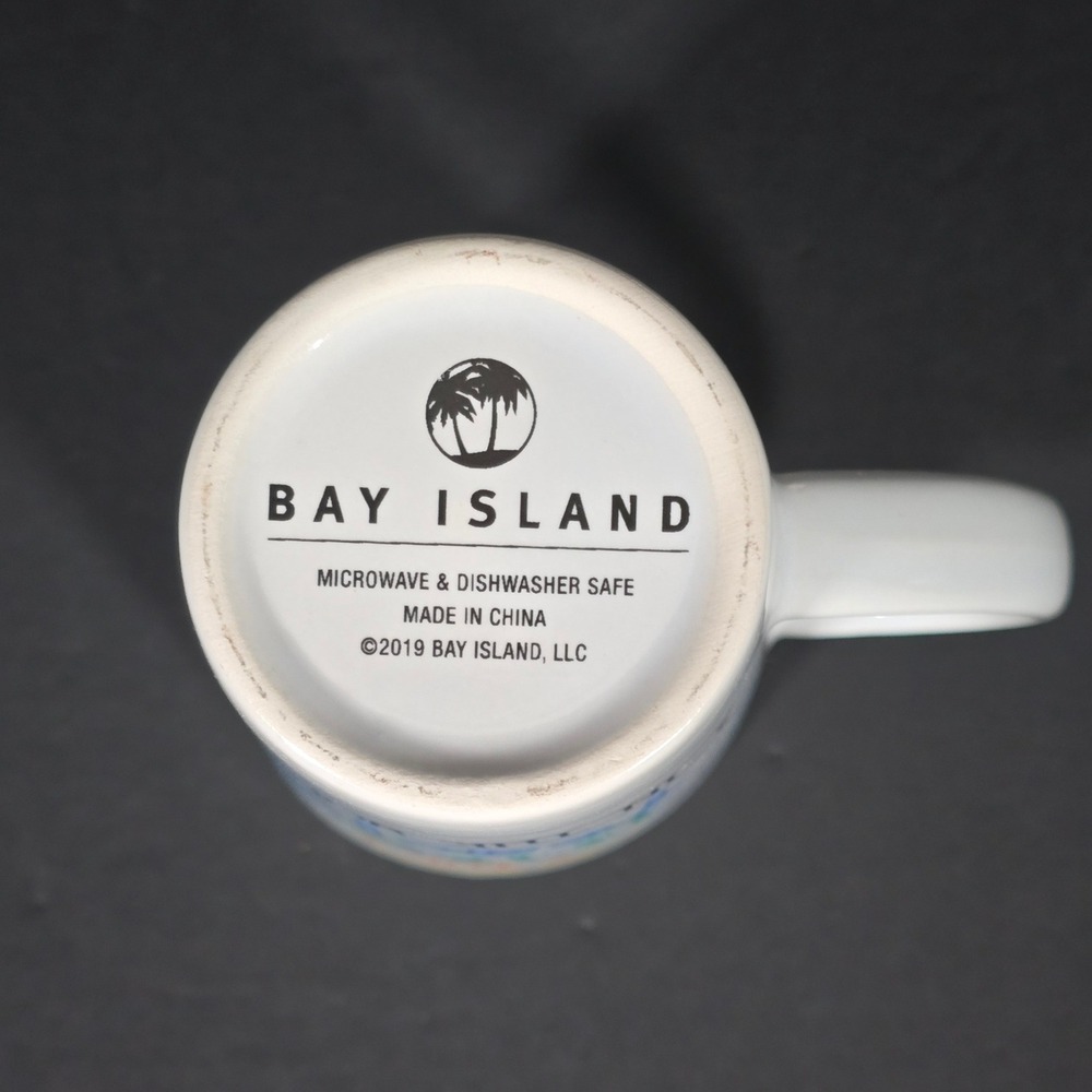 Bay Island Best‎ Teacher In The World Tall Ceramic Mug White Notebook Lined 2019 - Picture 5 of 5